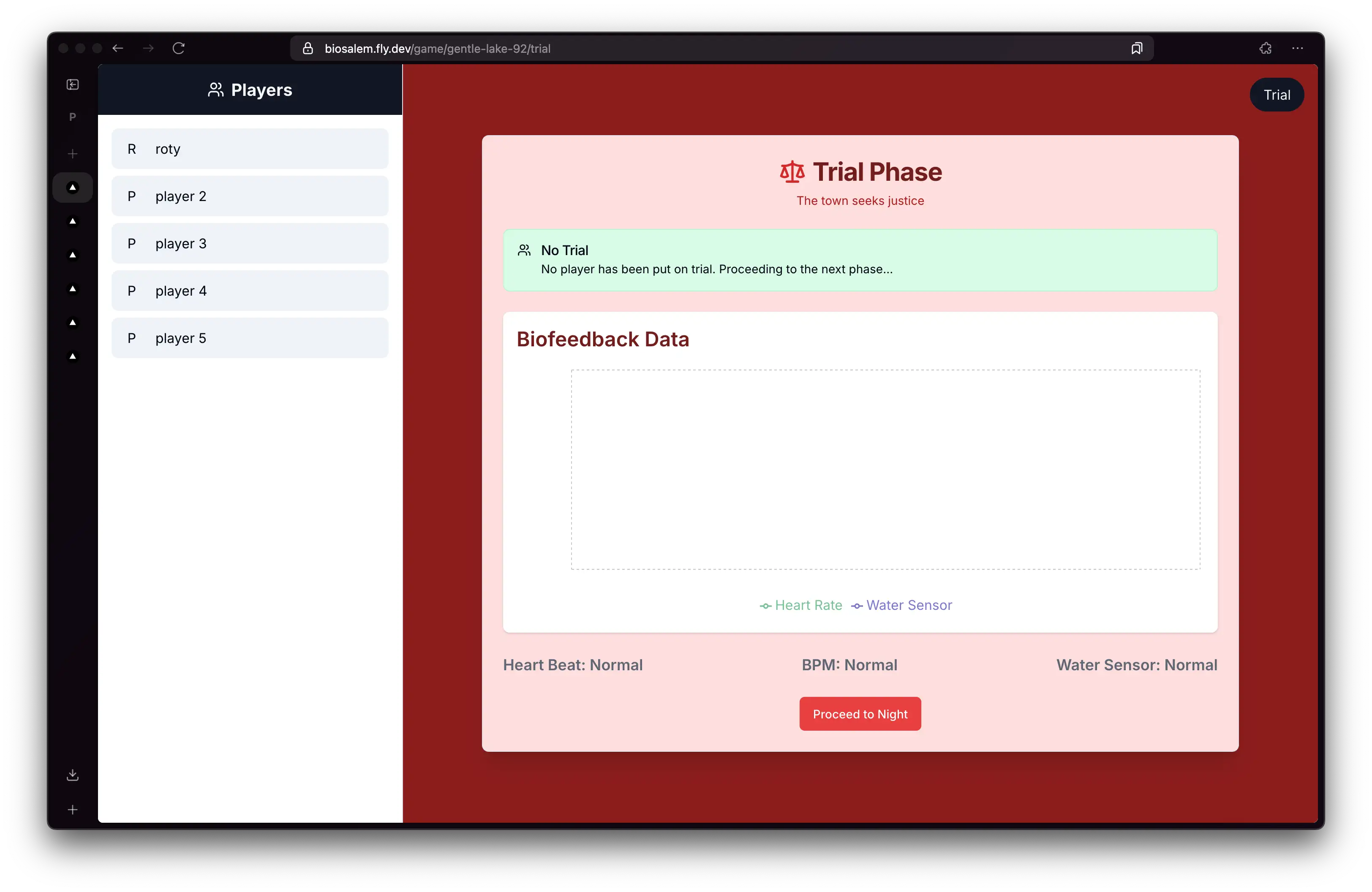 Visual representation for tip: Trial phase -- no trial